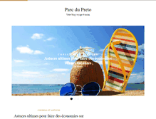 Tablet Screenshot of parc-du-preto.com